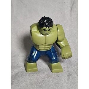 LEGO Marvel Avengers Hulk Big Fig Dark Blue Pants 76131 Authentic Missing Arm